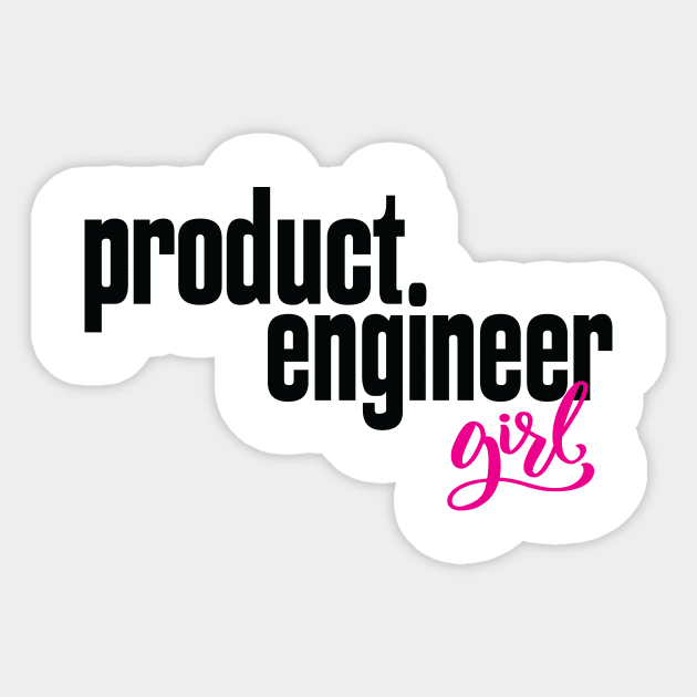 Product Engineer Girl Product Engineering Sticker by ProjectX23Red